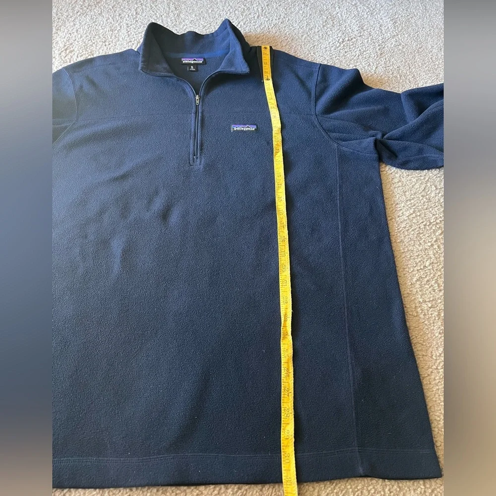 Patagonia Men's Micro D Fleece Pullover Quarter Zip Sz XL in New Navy